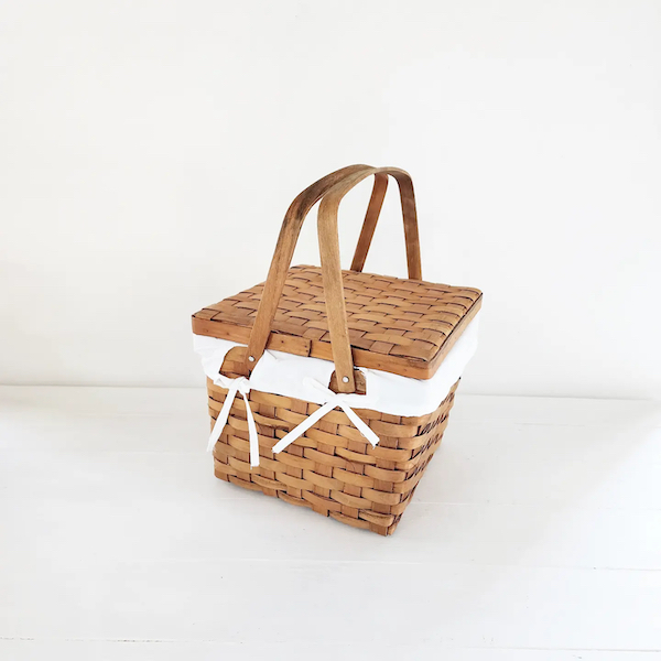 Picnic Confetti Basket - Natural Brown - <p style='text-align: center;'>R 50 <br>